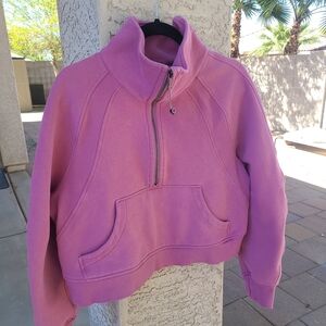 Lululemon half zip Oversized Scuba